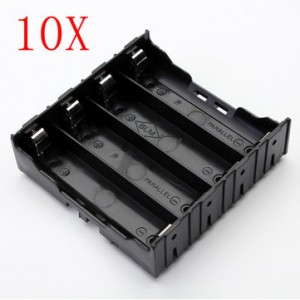 10Pcs E1A1 ABS Battery Box Holder For 4 x 18650