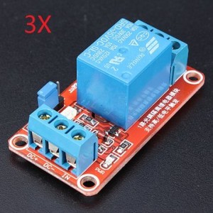 3Pcs 5V 1 Channel Level Trigger Optocoupler Relay Module For Ard