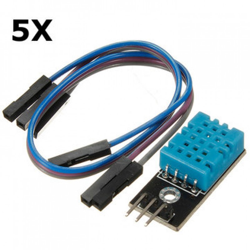 5Pcs KY-015 DHT11 Temperature Humidity Sensor Module For Arduino