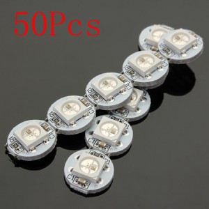 50Pcs DC 5V 3MM x 10MM WS2812B SMD LED Board Built-in IC-WS2812