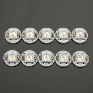 50Pcs DC 5V 3MM x 10MM WS2812B SMD LED Board Built-in IC-WS2812