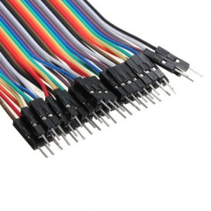 40pcs 20cm Male to Male Color Breadboard Cable Jump Wire Jumper