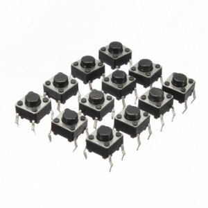 100pcs Mini Micro Momentary Tactile Tact Switch Push Button DIP