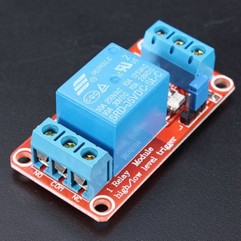 5V 1 Channel Level Trigger Optocoupler Relay Module For Arduino