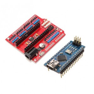 Funduino Nano Expansion Board + ATmega328P Nano V3 Improved Vers