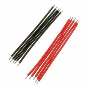 400Pcs 6cm Breadboard Jumper Cable Electronic Wires Black Red Co