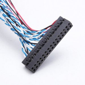 40Pin 2 Channel 6 Bit LED LCD LVDS Screen Cable