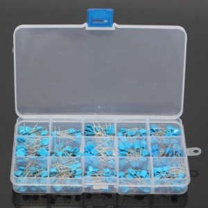 15 Value 300Pcs High Voltage Ceramic Capacitors Assortment Assor