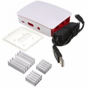 Protective Enclosure Case With USB Power Cable And Aluminum Heat