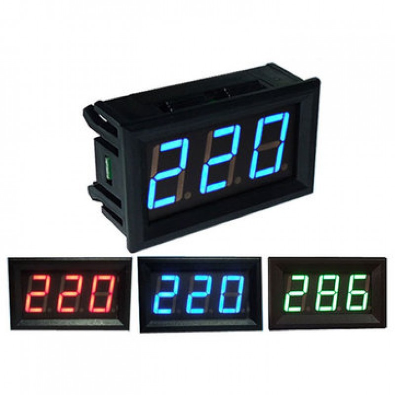 0.56 Inch AC70-500V Mini Digital Voltmeter Voltage Panel Meter A