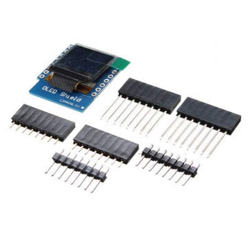 0.66 Inch OLED Shield For WeMos D1 Mini 64X48 IIC I2C Compatible