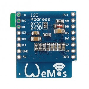 0.66 Inch OLED Shield For WeMos D1 Mini 64X48 IIC I2C Compatible